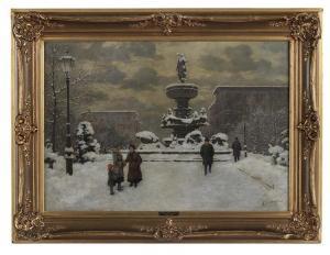 DINGER Otto 1860-1921,Winter in Berlin,New Orleans Auction US 2018-05-19