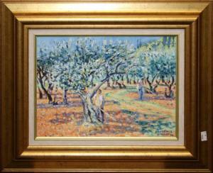 DINGLEY Laurence 1959,Working the Olive Grove,Hansons GB 2022-02-05