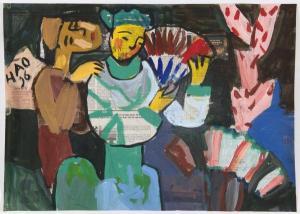 DINH HAO TRUONG 1937,Peinture représentant des personnages,1996,Millon & Associés FR 2018-12-14