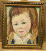 DINKÈS Suzanne 1895-1984,Portrait d'une enfant,Morand FR 2019-06-26
