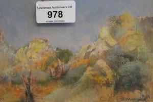 dinning Clifford,landscapes in silvered frames,Lawrences of Bletchingley GB 2023-01-31