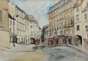 Dinu GRIGORESCO 1914,Rue de la Montagne, Ste. Genevieve, Paris,1979,Walker's CA 2015-10-15