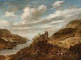 DIONIJS VERBURGH 1655-1722,A River Landscape,1673,Lempertz DE 2015-11-14