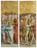 Diptych Sebastian,The wings of a triptych: Saint Ursula; and Sain,16th century,Christie's 2019-07-05