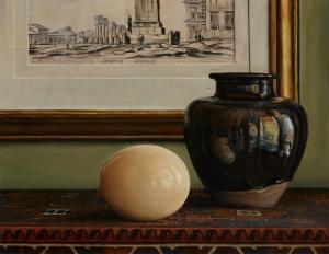 DISRUD James Earl 1952-1994,Pottery still life,John Moran Auctioneers US 2023-08-01