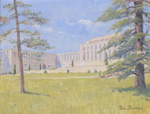 DIVORNE Théodore 1874-1965,Palais de la SDN Geneve,Charterhouse GB 2019-07-18