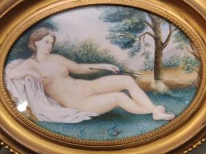 DIXON Annie 1817-1901,Recumbent Venus in a landscape,1840,Cheffins GB 2022-10-06
