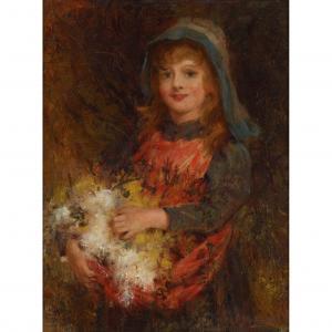 DIXON Arthur Percy 1884-1916,THE GARDENER'S DAUGHTER,Lyon & Turnbull GB 2023-02-07