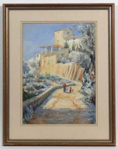DIXON CLEGG Peter 1932-1990,A view of Majorca,1932,Dickins GB 2017-04-01