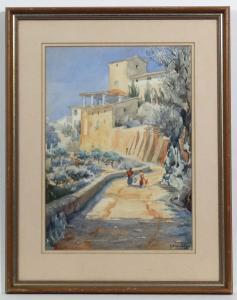 DIXON CLEGG Peter 1932-1990,A view of Majorca ( Mallorca ),1932,Dickins GB 2018-06-01