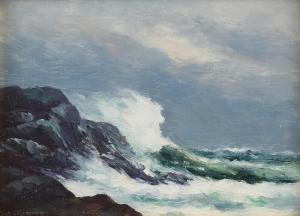 DIXON Francis Stillwell 1879-1967,Crashing Waves,Simpson Galleries US 2022-10-01