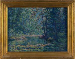 DIXON Francis Stillwell 1879-1967,Impressionist landscape,Eldred's US 2023-02-03