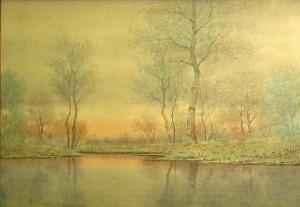 DIXON Frank M 1900-1900,Calm water at dusk,Bonhams GB 2011-03-20