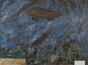 DIXON James Budd 1900-1970,The first and last airship to pass Tory Island on ,1963,Adams 2022-06-01