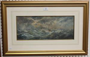 DIXON John,Bringing Home Cleopatra's Needle with Tugs in Stor,1878,Tooveys Auction 2020-03-18