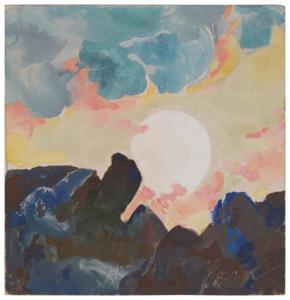 DIXON Maynard 1875-1946,Moonrise,1934,John Moran Auctioneers US 2023-11-14