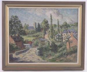 Dixon Nelly,village scene,Burstow and Hewett GB 2017-09-27