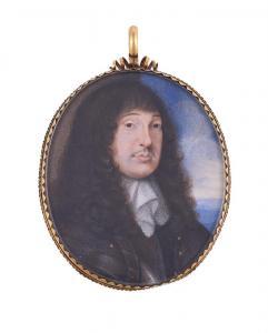 DIXON Nicholas 1645-1709,A gentleman, wearing armour, lace jabot, his wig c,Dreweatts GB 2021-12-16