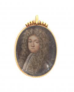 DIXON Nicholas 1645-1709,A portrait miniature of a gentleman, bust-length, ,Bonhams GB 2023-09-13