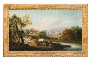 DIZIANI Antonio, Lo Zoppo 1737-1797,Paesaggio fluviale,Wannenes Art Auctions IT 2022-11-29