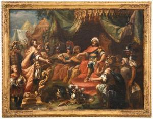 DIZIANI Giuseppe 1732-1803,Assuero conferisce ad Aman i pieni poteri,Meeting Art IT 2022-05-21
