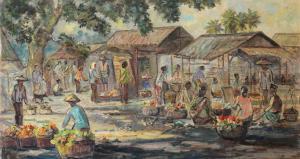 DJUPRIJANY S. 1929-2019,Pasar di Indonesia,Sidharta ID 2018-11-25