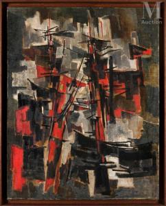 DMITRIENKO Pierre 1925-1974,Composition,1953,Millon & Associés FR 2024-01-18