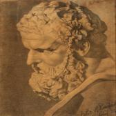 DMITRIEV A 1800-1900,Academy study of a bust,Bruun Rasmussen DK 2011-06-06