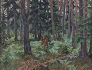 DMITRIEVIC Kaigorodov Anatolij 1878-1945,Foresta,1931,Blindarte IT 2011-12-17