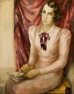 DMITRIEVSKIJ Lydia 1895-1967,Woman with a Book,MacDougall's GB 2024-04-10