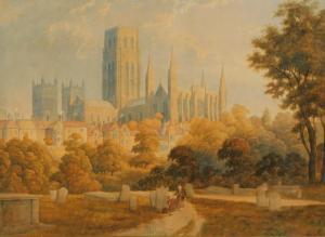 DOBBIN John,A cathedral view, with figures in the foreground i,Golding Young & Co. 2019-09-04
