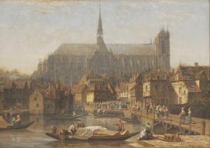 DOBBIN John 1815-1888,Amiens Cathedral,1855,Sworders GB 2021-12-14