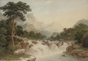 DOBBIN John 1815-1888,Falls of the Tummel, Scotland,Christie's GB 2008-04-16