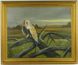 Dobbs Alan G.,Owl in a landscape,1991,Burstow and Hewett GB 2016-02-24
