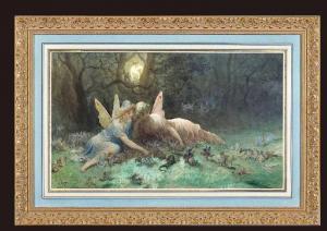 DOBE Paul 1880-1965,Nymphs,Mainichi Auction JP 2009-10-02