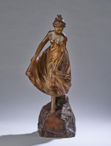 DOBLINGER Ferdinand 1872-1935,hohe Figur: Tänzerin,1905-1907,Palais Dorotheum AT 2023-02-24