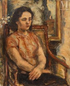 DOBRINSKY Isaac 1891-1973,Femme assise,Millon & Associés FR 2023-05-31