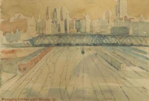 DOBROWOLSKI Marceli Nalecz 1876-1959,"Chicago",1930,Desa Unicum PL 2017-06-22