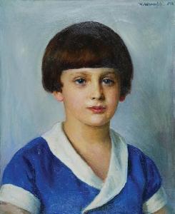 DOBROWOLSKI Waclaw 1890-1969,Portret chłopca,1933,Rempex PL 2009-11-18
