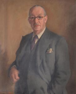 DOBSON Henry Raeburn 1901-1985,Portrait of a gentleman, half-length,Dreweatts GB 2019-07-31