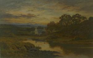 DOBSON Robert,Highland cottage beside a stream,1899,Batemans Auctioneers & Valuers 2018-12-01