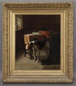 DODD Arthur Charles 1878-1890,Waiting for Master,Dallas Auction US 2019-11-20