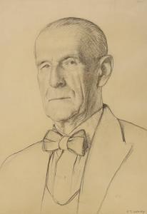 DODD Francis H 1874-1949,Portrait of Lord Richie of Dundee,1945,Gorringes GB 2023-07-03