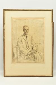 DODD Francis H 1874-1949,PORTRAIT OF PROFESSOR FREDERICK BROWN,1920,Richard Winterton GB 2023-05-02