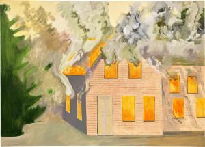 DODD Lois 1927,Burning House with Clapboards,2007,Phillips, De Pury & Luxembourg US 2023-05-16