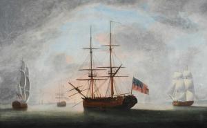 DODD Robert 1748-1816,British shipping in calm waters,Woolley & Wallis GB 2024-03-06