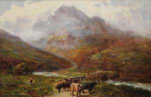 DODDS J.M 1800-1900,Highland Scenes,Rowley Fine Art Auctioneers GB 2021-09-11