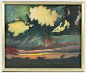 DODENHOFF Heinz 1889-1981,Abstrakte Landschaft,Von Zengen DE 2020-09-04