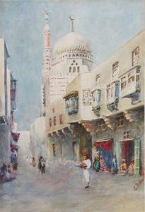 DODSON GEORGE 1893-1899,Cairo scene,Mallams GB 2014-07-11