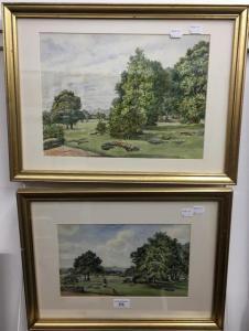 DODSON Octavia,Chanctonbury Ring from Shermanbury Grange, Sus,Rowley Fine Art Auctioneers 2019-04-13
